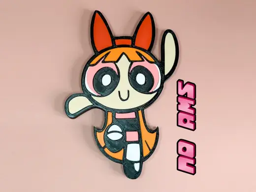 Powerpuff Girls - Blossom (Puzzle / Sign)