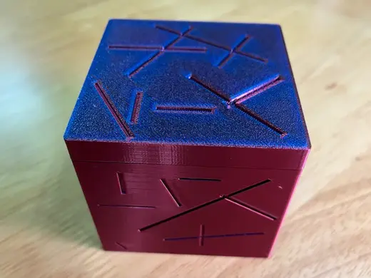 Modern gift box - 80mm