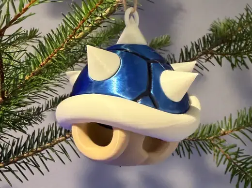 Koopa Shell Ornament from Super Mario