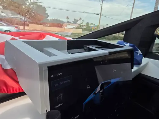 Screen Dash Organizer For Tesla Cybertruck