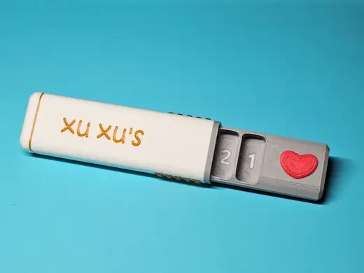 七天维生素盒 简约的 结实的 小巧的 抽屉式 防健忘的 防忘吃没吃的