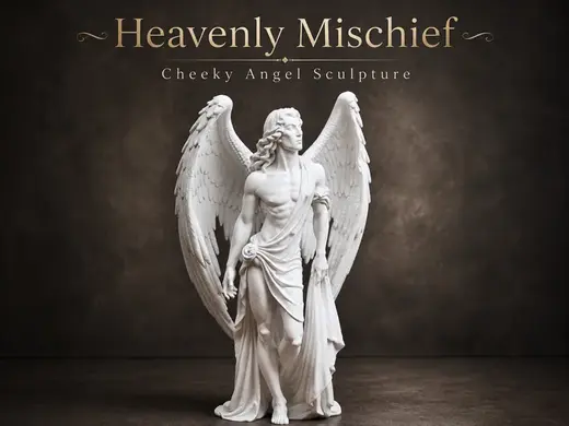 Heavenly Mischief - Male Angel (~22cm tall)