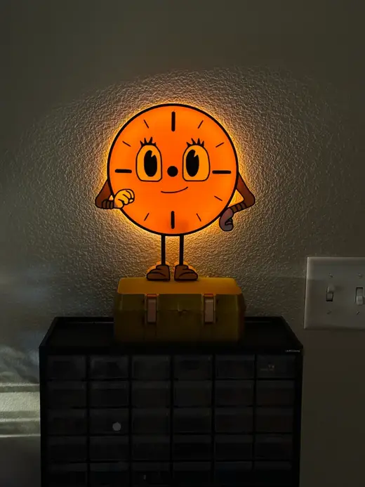 Miss Minutes LED Sculpture