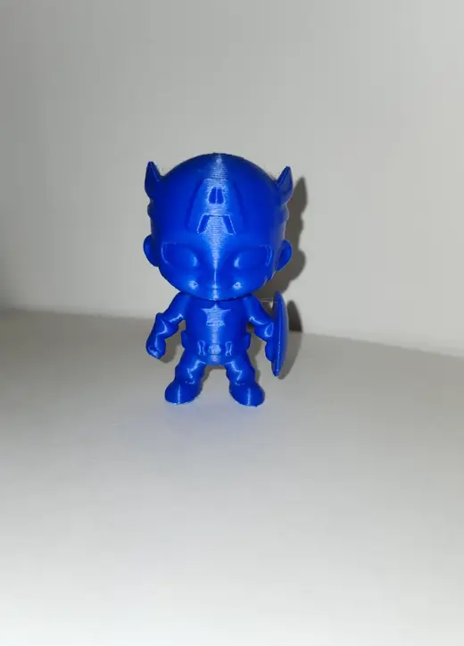 Hero figurine 1, 4 or 6 colors (3 plates)