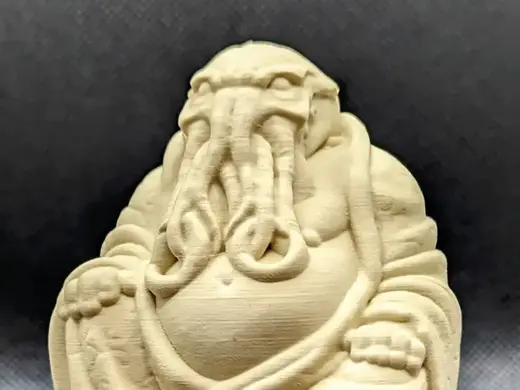 Cthulhu - Buddha statue with name plate