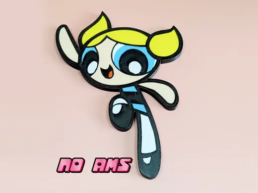 Powerpuff Girls - Bubbles (Puzzle / Sign)