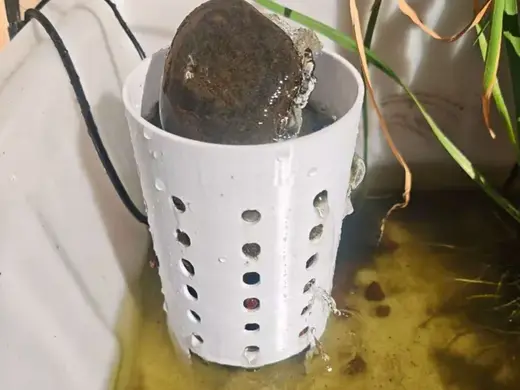 龟缸过滤摆件