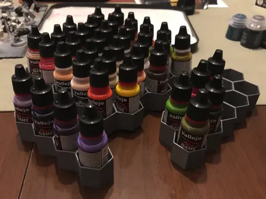 Vallejo Paint holder for Storage (modular)