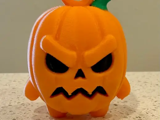 Grimgourd- Angry Pumpkin Keychain (Moody Monsters)