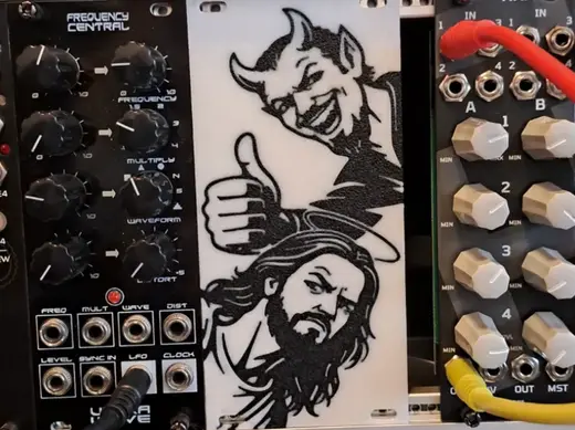 Jesus & Friend 12HP Eurorack Blank Panel