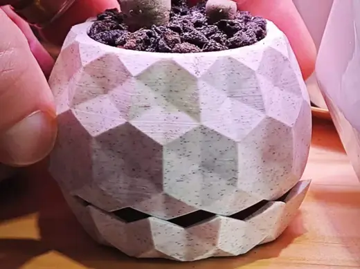 Ananas Vase (hidden-tray pot for succulents)