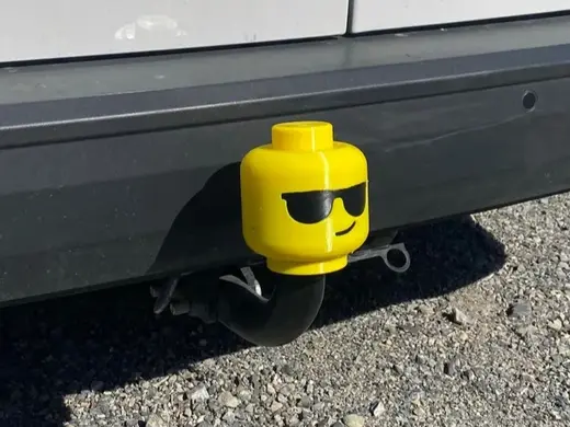 LEGOO Brickhead Towball Cover w/ Sunglasses (50mm)