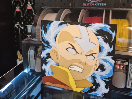 Aang in Avatar State - Hueforge