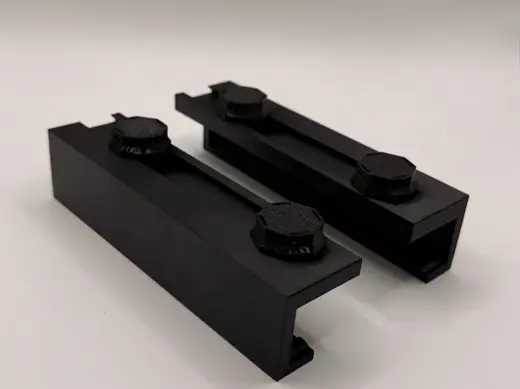 Under-Desk Holder for Logitech MX Keys -Multiboard