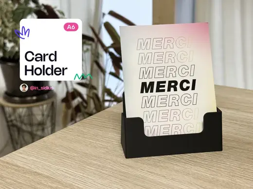 Card holder - A6 size (10 x 15 cm)