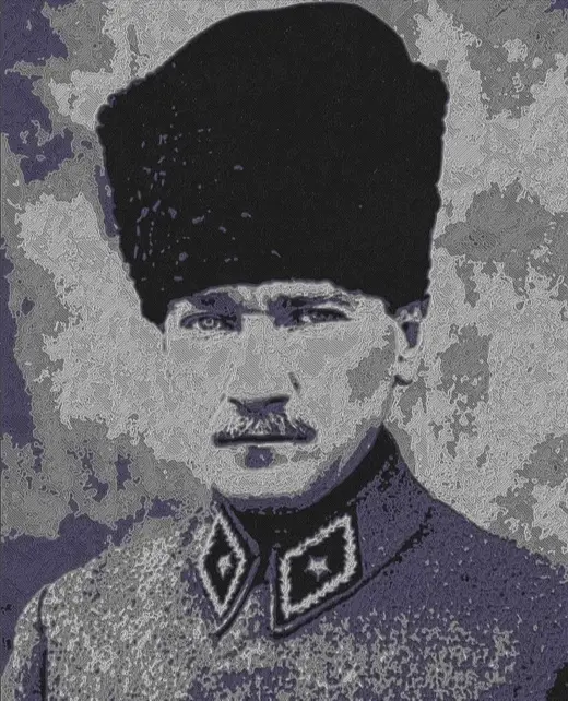 Ataturk Portrait (HueForge)