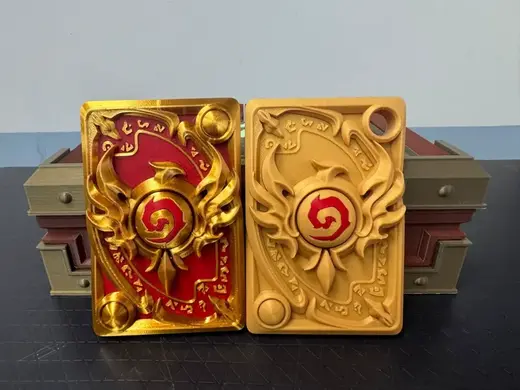 hearthstone 炉石传说 金色 凤凰卡背 吊坠 冰箱贴(最佳效果需要AMS、无需AMS)