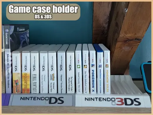 Game case holder (Nintendo DS & 3DS)