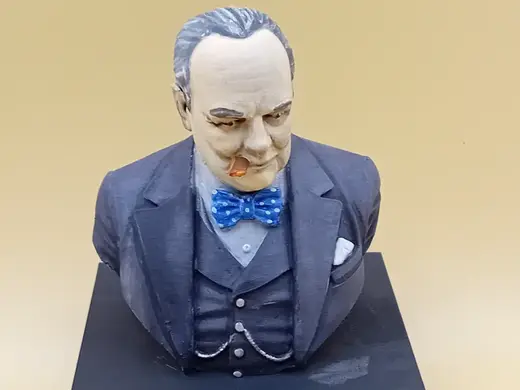 ww2 Winston churchill bust- british prime minister