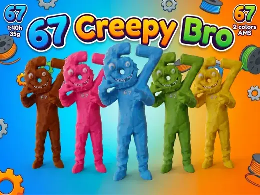 Six Seven 67 Creepy Bro