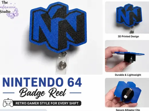 N64 Inspired badge reel