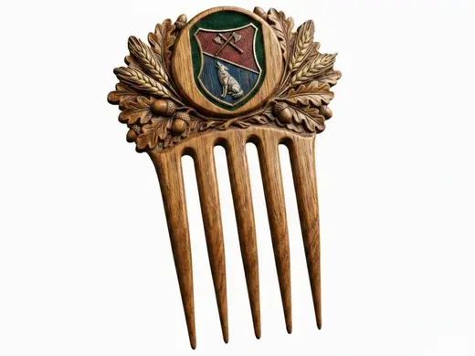 hair comb wolf axe wheat akhorn
