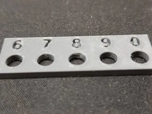 M3 Screw Head Countersink Size Tolerance Test