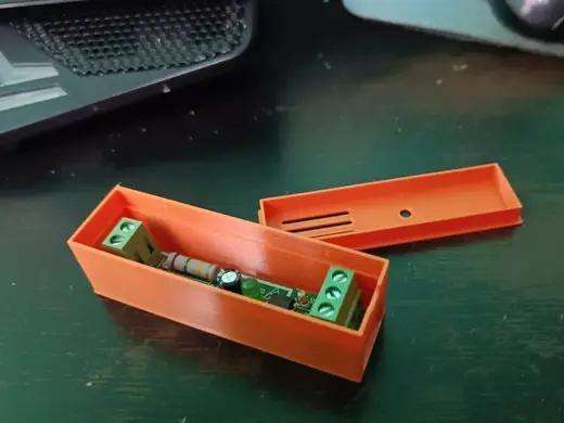 Enclosure for 220V Optocoupler for Arduino or PLC