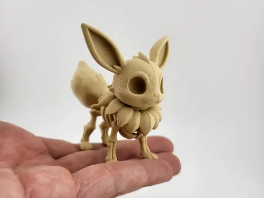 Eevee Skeleton Figure Pokemon Kanto Edition cute