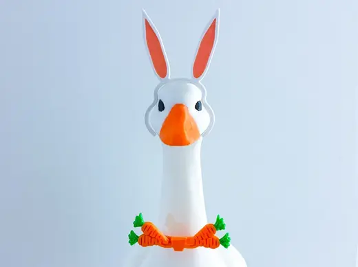 Easter Bunny Desk Goose Gear