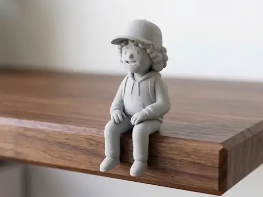 Dustin Stranger Things Curly Boy Desk Edge Sitter