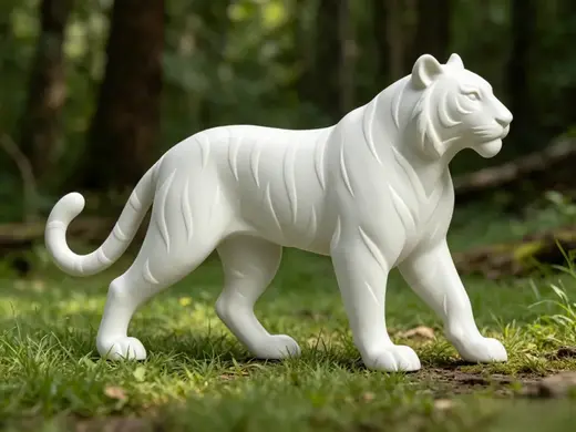 King of Beasts: Majestic Tiger 3D Printed Model