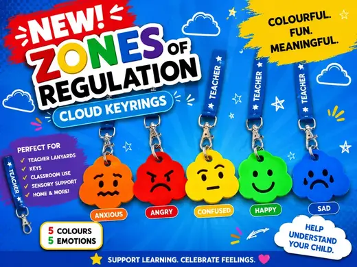 Zones Of Regulation Cloud Keyrings