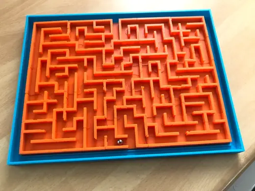 Jig-Saw Maze Multi Puzzle
