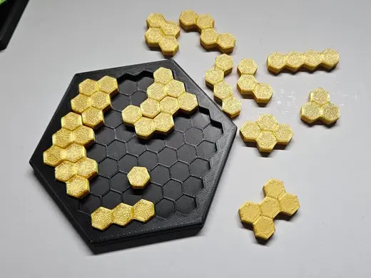 Hex puzzle 5x5 - lvl hard