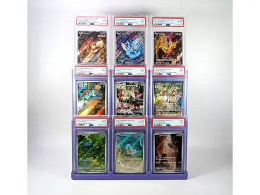 9 Card PSA Slab Display Stand