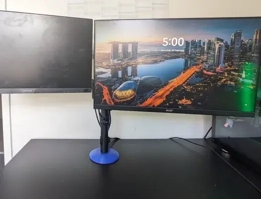 Upgraded Monitor Stand Clamp