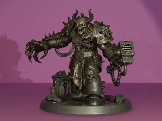 Death Skeleton Warrior - 3D Printable Miniature