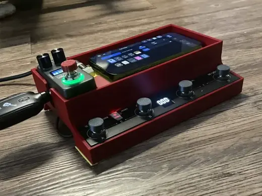 Valeton Gp5 + Mwave Chocolate + phone Pedalboard