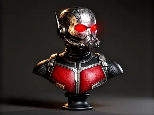 Highly Detailed Ant-Man Bust