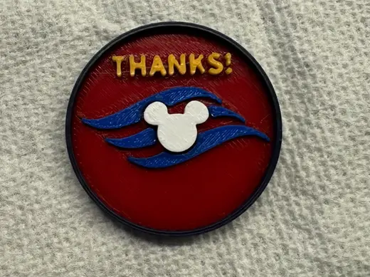 Disney Cruise Line Crew Thank You Coin