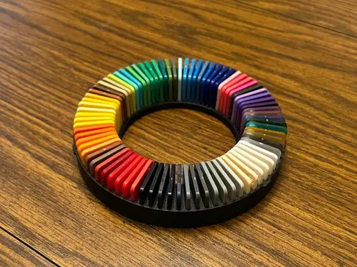 Bambu Labs Filament Swatch Holder with Lid