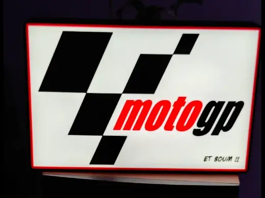 Boite a lumière moto GP et BOUM