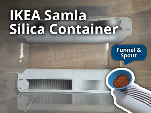 IKEA Samla 22L Silica Container with Funnel