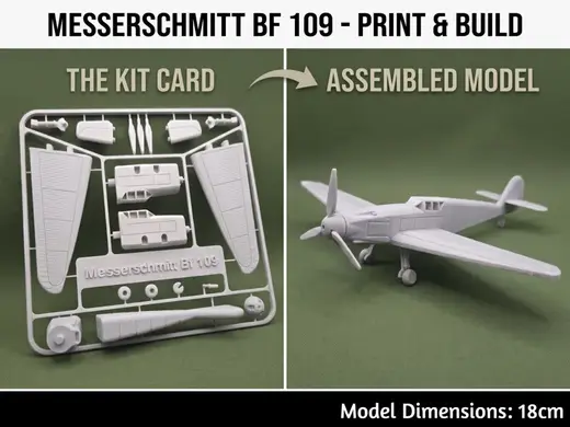 Airplane KIT CARD - Fighter Aircraft