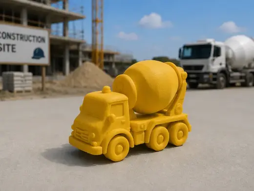 Chubby Vehicles Series - #09 Cement Mixer Truck