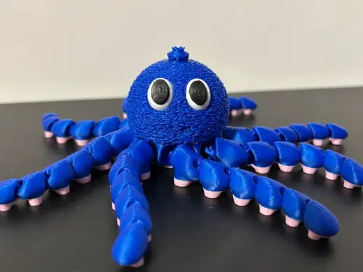 Articulated toy Blueberrini octopussini