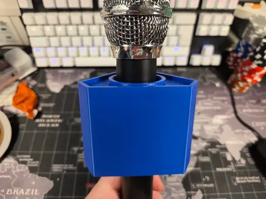 WWE Style Mic Flag