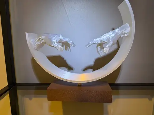 Creation of Adam – Floating Hands Sculpture