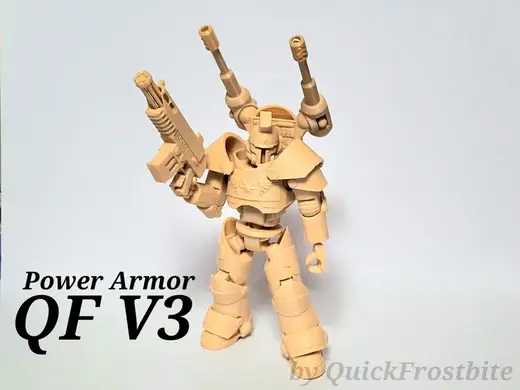 QF V3 Articulated Power Armor Action Figure